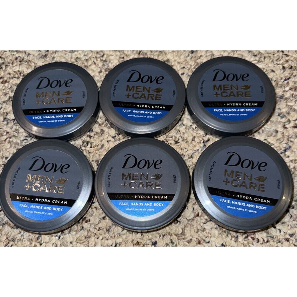 6 Dove Men+Care Ultra Hydrating Cream~Face, Hands & Body Moisturizer